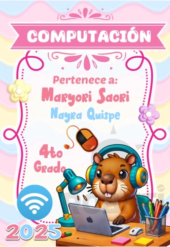 Capibara Computacion Caratula Girl