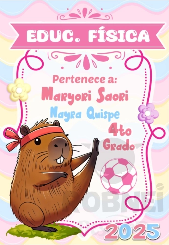 Capibara Educ Fisica Comunicacion Caratula Girl