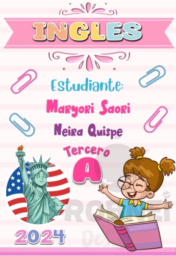 Ingles Caratula Rosa