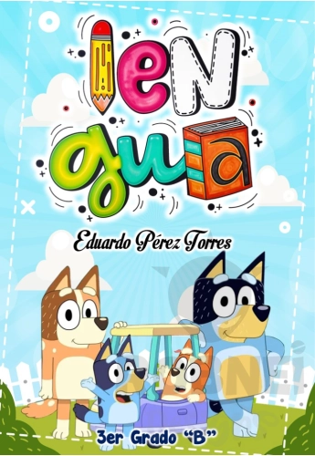 Bluey Lengua Caratula Letras