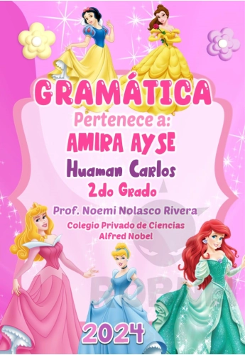Gramatica Princesas Disney Caratula