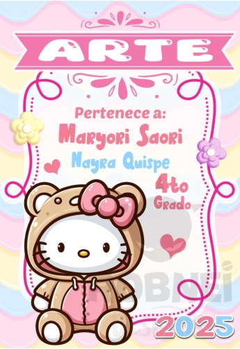 Hello Kitty Osita Caratula