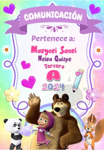 Masha y el Oso Caratula