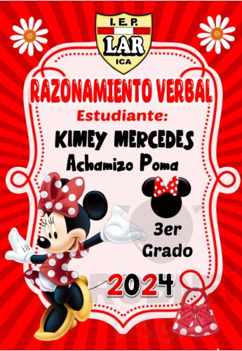 Minnie Mouse Roja Caratula 03