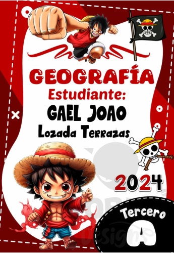 One Piece Caratula Geografia