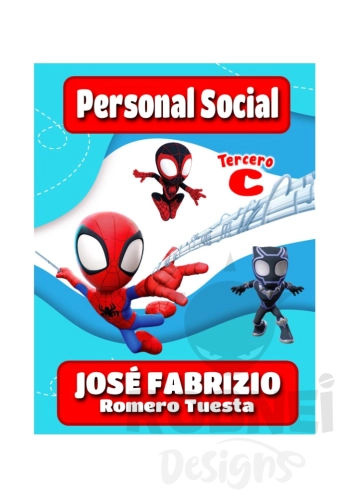 Spidey Caratula Personal Social