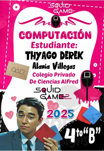 Squid Juego Calamar Caratula 03 Rose
