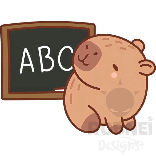 Capibara-Kawaii-ABC