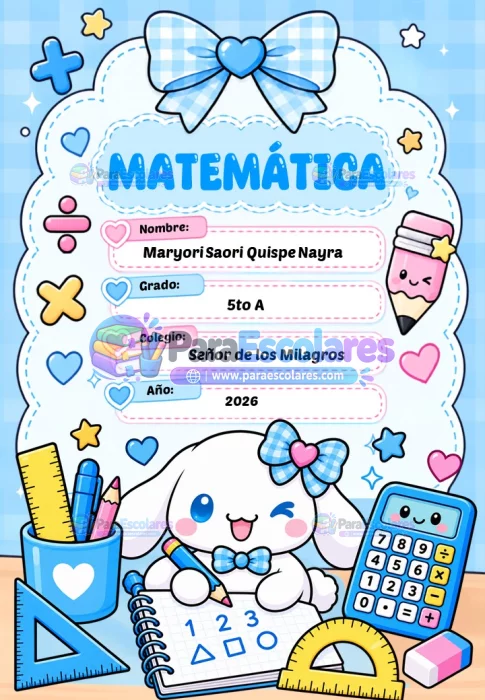 Cinnamoroll Matematica