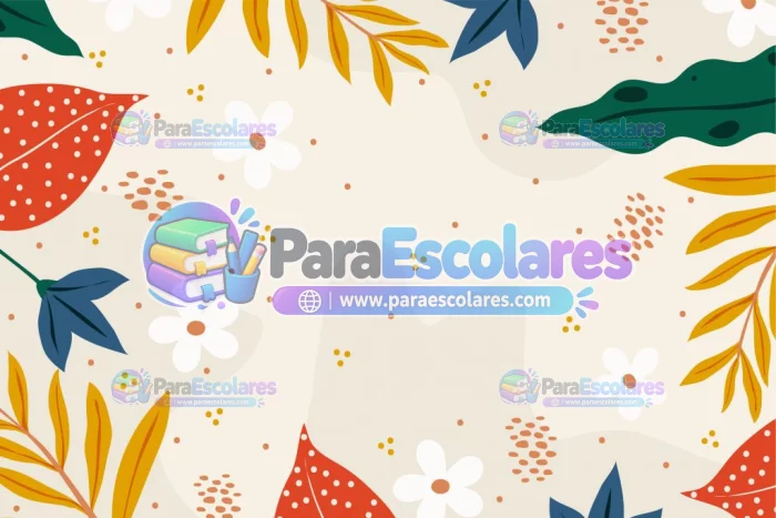 fondo-crema-flores-hojas