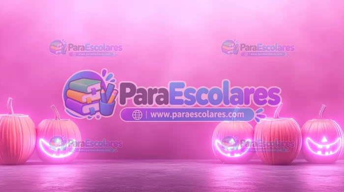 pink-neon-halloween-pumpkins-with-copy-space