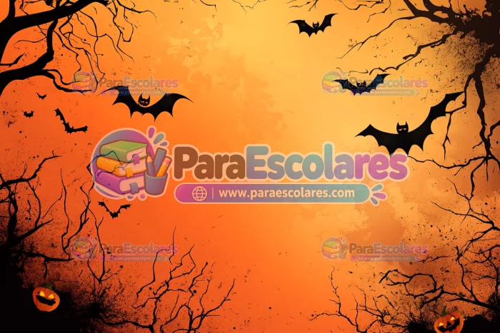 vector-halloween-background-with-bats-pumpkins