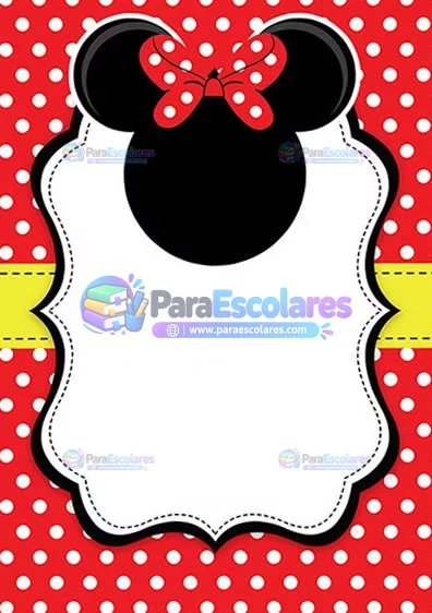 Fondo Minnie Roja Amarillo