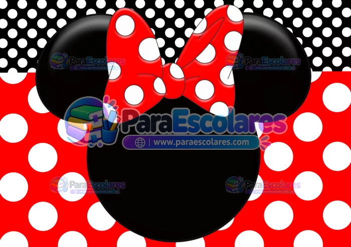 Minnie-Rojo-Negro-Fondo
