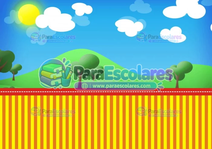 Fondo Paisaje Infantil Bonito