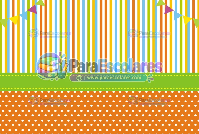 Fondo Naranja Verde Colores