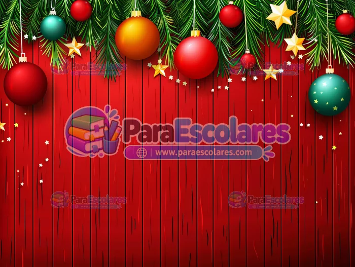 christmas-ornament-colorful-balls-pine-branches-with-stars-red-wooden-background