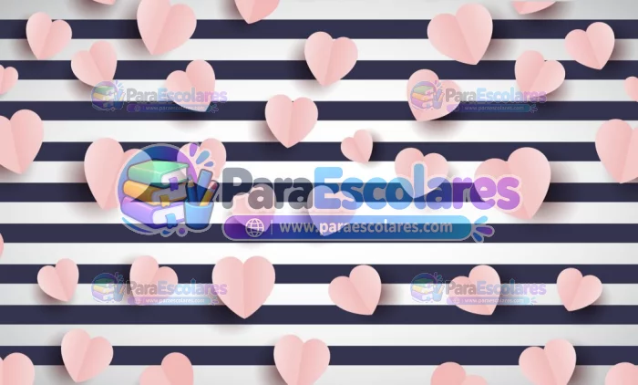 fondo-rosado-linea-negra-corazones-rosa