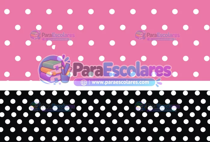 fondo-rosado-negro-puntos-blancos