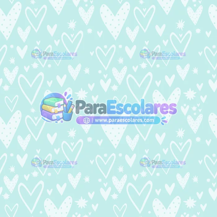 Textura Corazones Turquesa