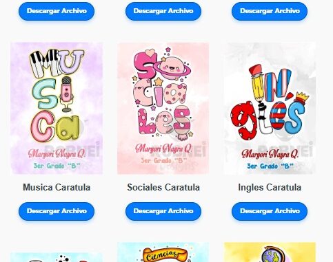 Nuevas Carátulas Escolares Creativas para tus Cursos