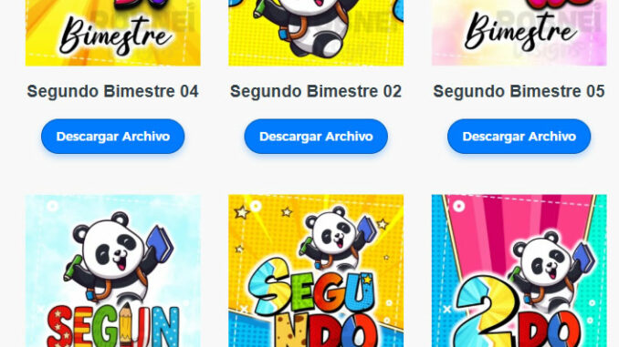 Caratulas Editables de Segundo Bimestre