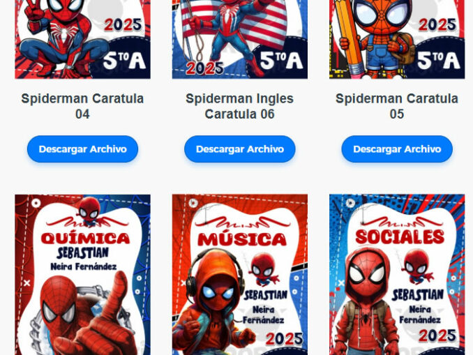 Caratulas para Niños – Para Escolares